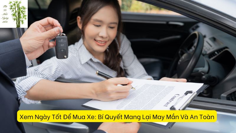 Xem Ngày Tốt Để Mua Xe: Bí Quyết Mang Lại May Mắn Và An Toàn